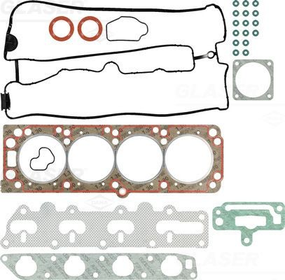 GLASER D36965-00: Tihendikomplekt, silindripea koos klapihülsitihendusega