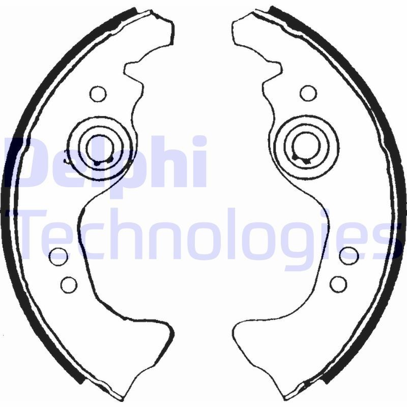 DELPHI LS1453: Piduriklotside komplekt
