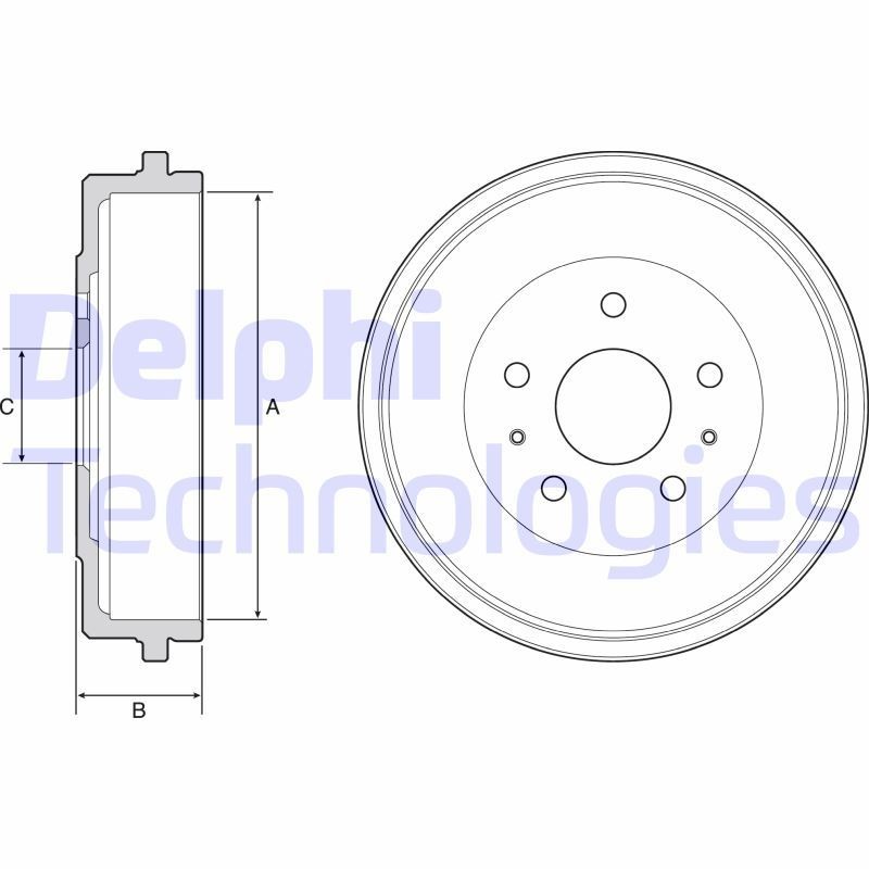 DELPHI BF526: Piduritrummel 271mm
