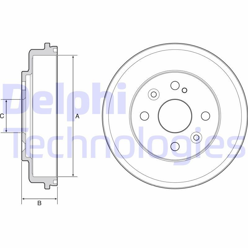 DELPHI BF542: Piduritrummel 240mm