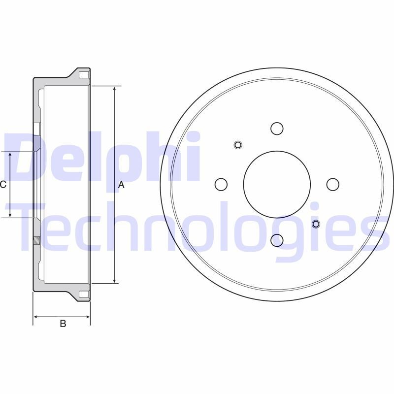 DELPHI BF529: Piduritrummel 239mm
