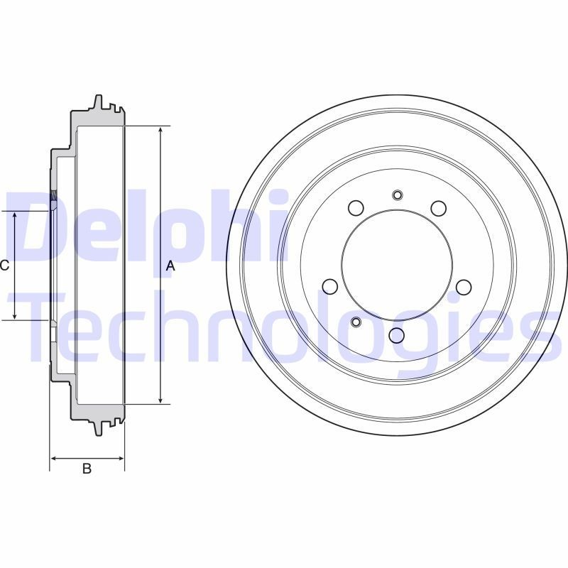 DELPHI BF540: Piduritrummel