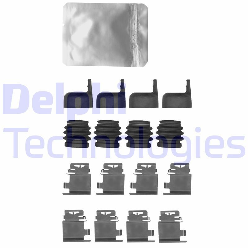 DELPHI LX0639: Lisakomplekt, ketaspiduriklotsid