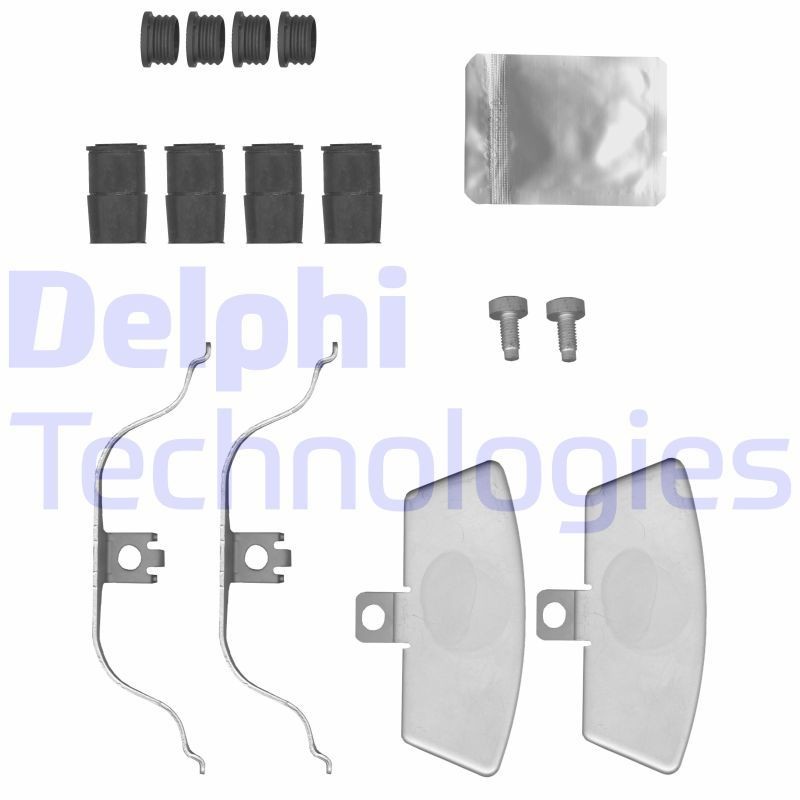 DELPHI LX0632: Lisakomplekt, ketaspiduriklotsid
