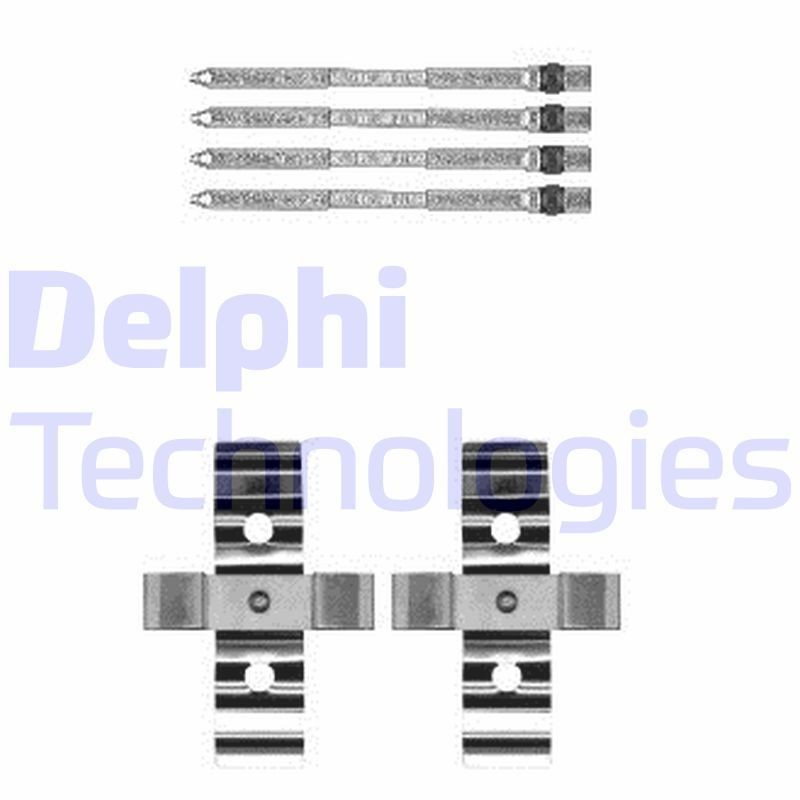 DELPHI LX0604: Lisakomplekt, ketaspiduriklotsid