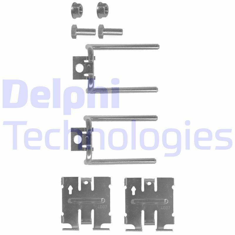DELPHI LX0011: Lisakomplekt, ketaspiduriklotsid