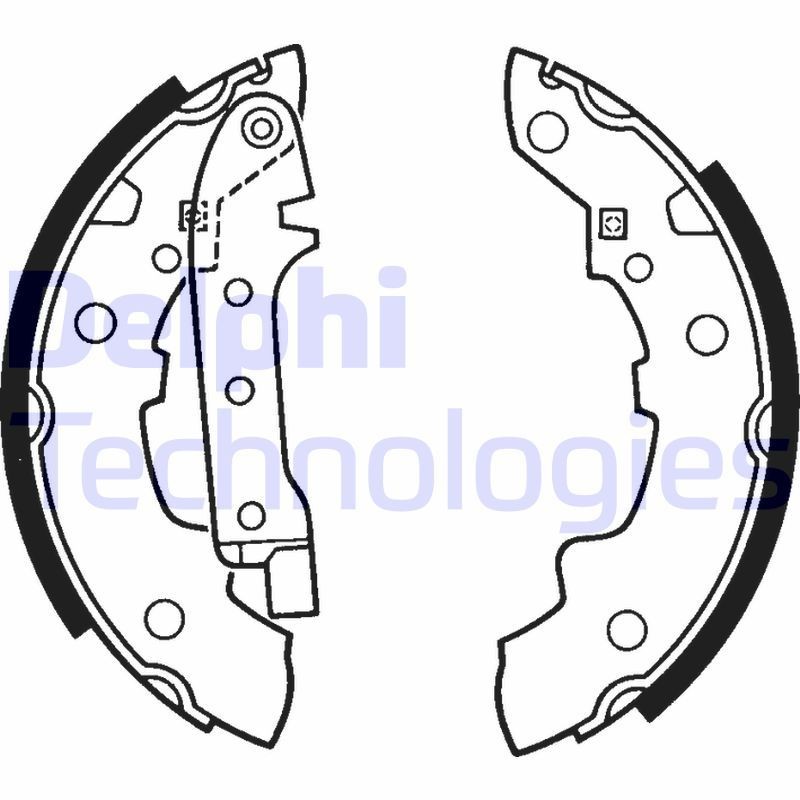DELPHI LS1217: Piduriklotside komplekt