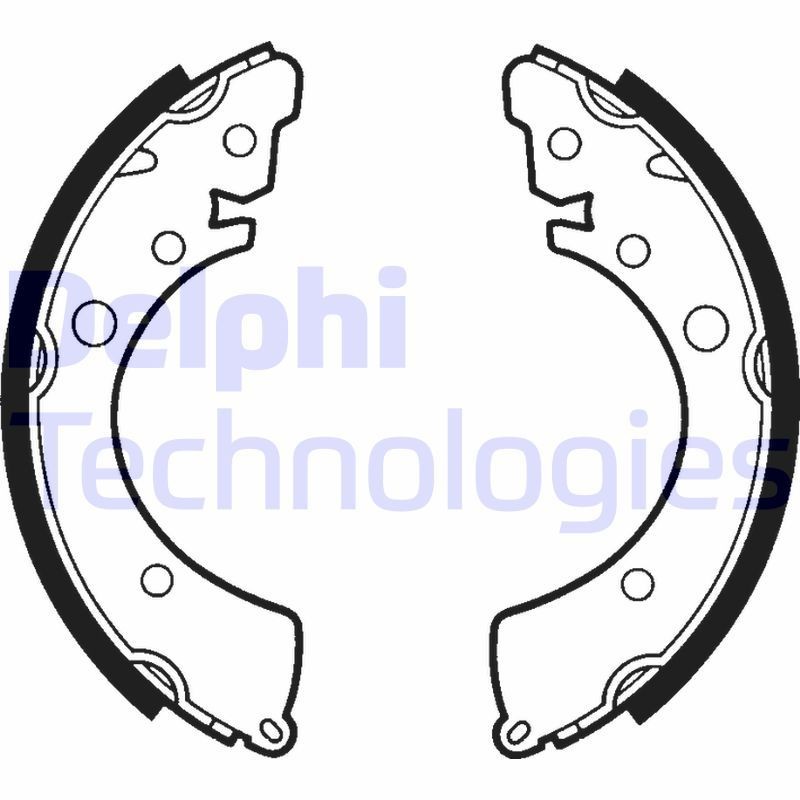 DELPHI LS1332: Piduriklotside komplekt