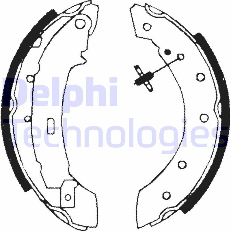 DELPHI LS1691: Piduriklotside komplekt