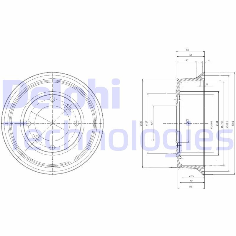 DELPHI BF2: Piduritrummel 215mm