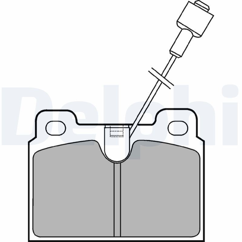 DELPHI LP306: Piduriklotsid ilma lisavarustuseta