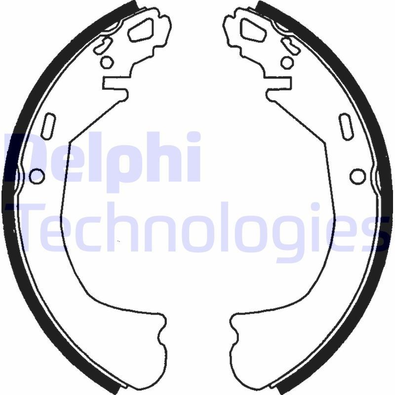 DELPHI LS1738: Piduriklotside komplekt