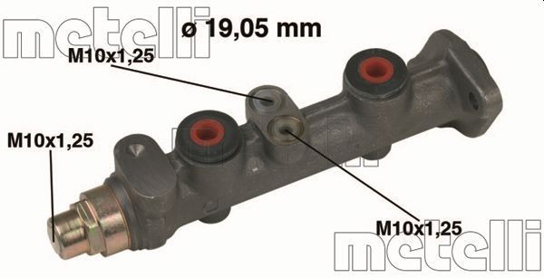 METELLI 05-0158: Huvudbromscylinder