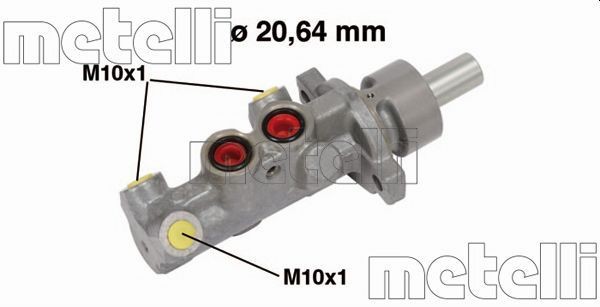 METELLI 05-0708: Huvudbromscylinder