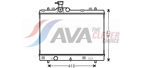 AVA COOLING SYSTEMS SZ2137: Radiator, racire motor