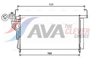 AVA COOLING SYSTEMS HY5347D: Condensator, climatizare ** CLEVER FIT ** cu uscator