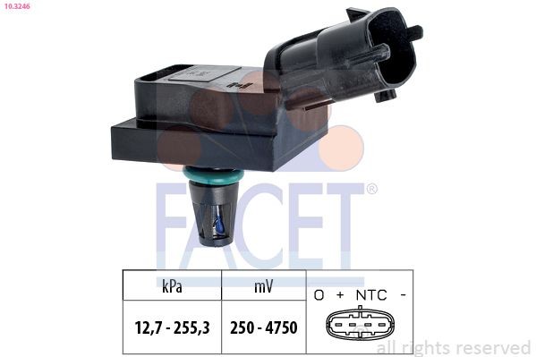 FACET 10.3246: Õhusurveandur, Made in Italy - OE Equivalent