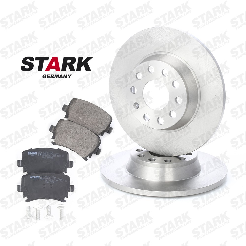 STARK SKBK-1090008: Pidurikomplekt, ketaspidur Tagasild, Ø: 282mm, täis