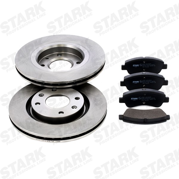 STARK SKBK-1090013: Pidurikomplekt, ketaspidur Esisild, Ø: 266mm, õhutusega