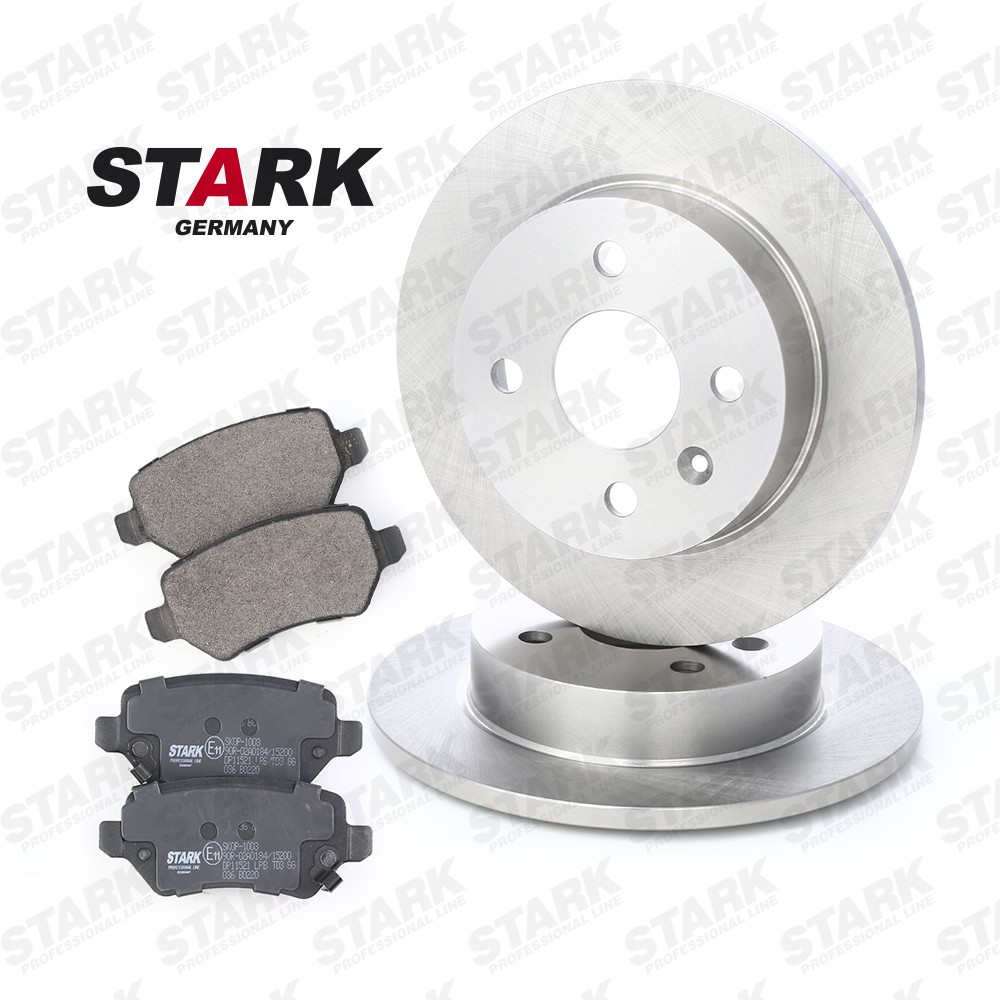 STARK SKBK-1090047: Pidurikomplekt, ketaspidur Tagasild, Ø: 240mm, täis