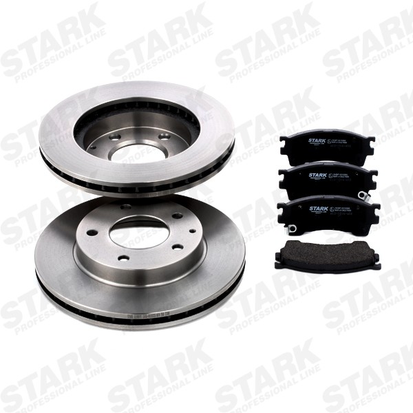 STARK SKBK-1090057: Pidurikomplekt, ketaspidur Esisild, Ø: 258mm, õhutusega