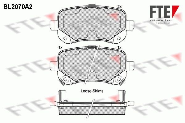 FTE BL2070A2: Piduriklotsid