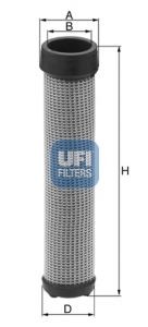 UFI 27.A44.00: Lisa õhufilter