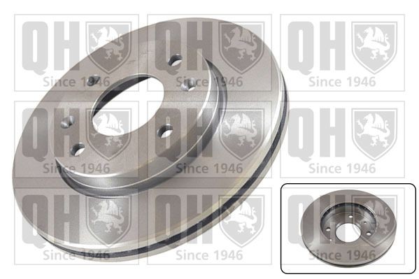 QUINTON HAZELL BDC5406: Féktárcsa Ø: 257mm, Szellőztetett, Ø: 257mm