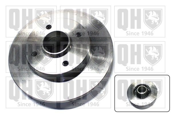 QUINTON HAZELL BDC5425: Disc de frână Ř: 249mm, plin, Ř: 249mm, fara rulment roata integrata, fara senzor magnetic inelar integrat