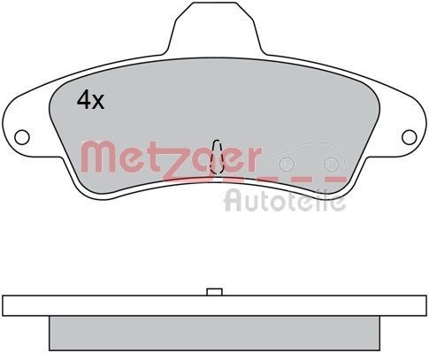 METZGER 1170430: Piduriklotsid Tagasild