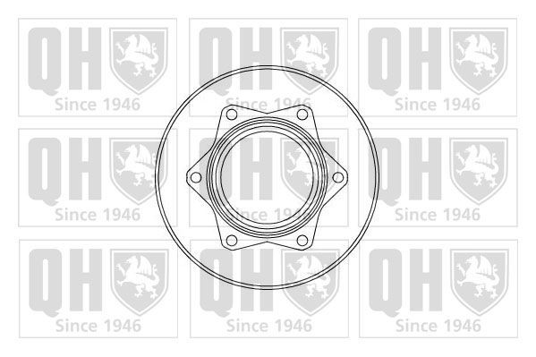 QUINTON HAZELL BDC5123: Bremseskive Ø: 304mm, ventileret, Ø: 304mm