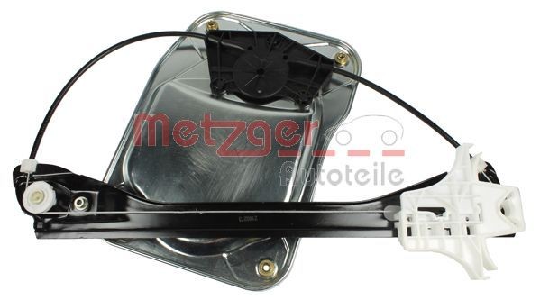 METZGER 2160273: Mecanism actionare geam spate stanga, electric, fara motor electric, cu suport de baza