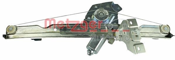 METZGER 2160282: Mecanism actionare geam fata dreapta, electric, cu motor electric