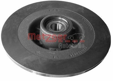 METZGER 6110044: Piduriketas Tagasild, Ø: 274mm, täis, Ø: 274mm, koos integreeritud rattalaagriga, koos integreeritud magnetilise anduriga, OE-part