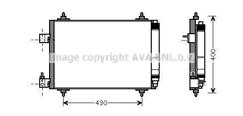 PRASCO PEA5286D: Condensator, climatizare cu uscator