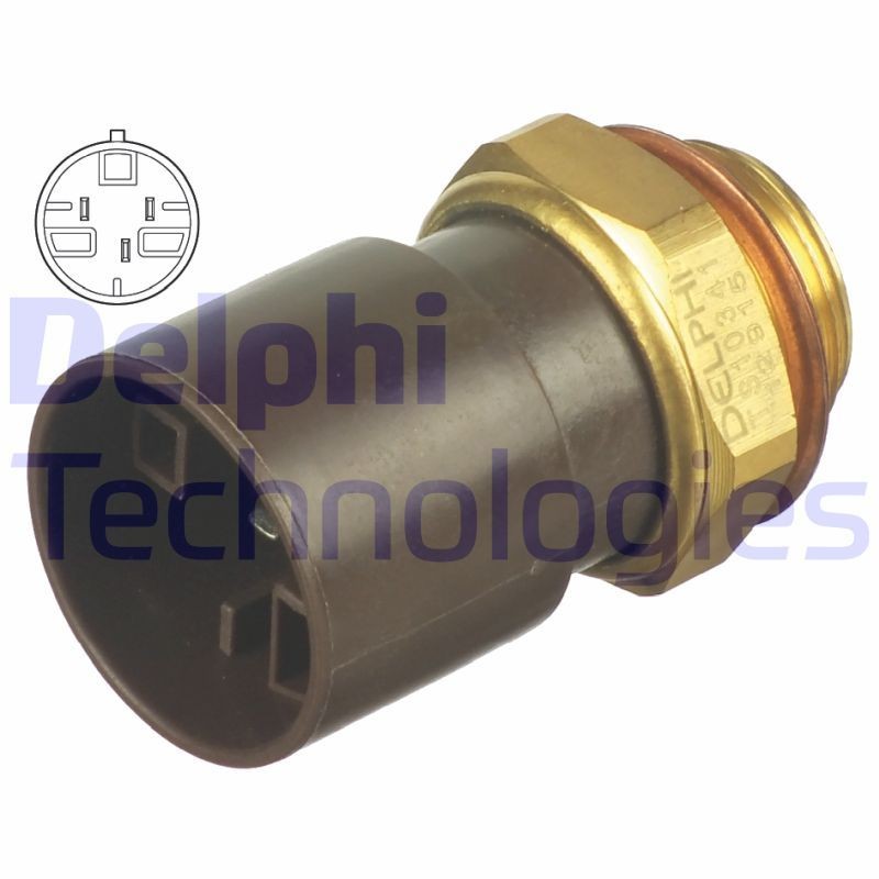 DELPHI TS10341: Temperatuurilülitus, radiaatorivent.