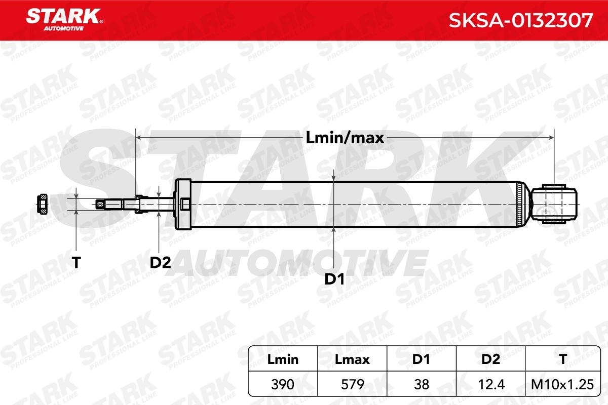 STARK SKSA-0132307: Amort Tagasild, Gaasirõhk, Teleskoop-amort