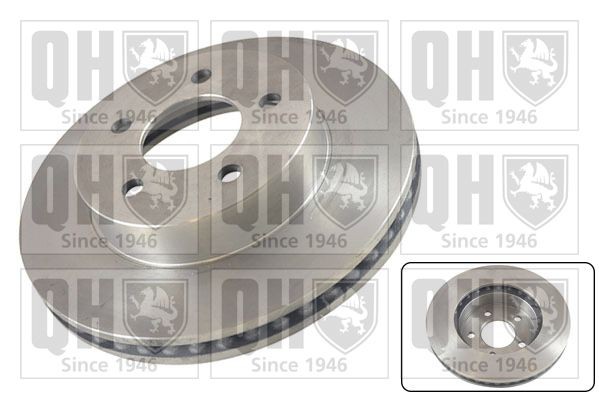 QUINTON HAZELL BDC5504: Disque de frein Ø: 288mm, ventilé, Ø: 288mm