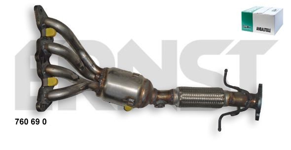 ERNST 760690: Katalysator Fram, med påbyggnads-/fästmaterial, Set