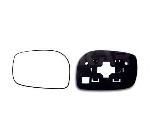 ALKAR 6425956: Vetro specchio, specchio esterno Sx