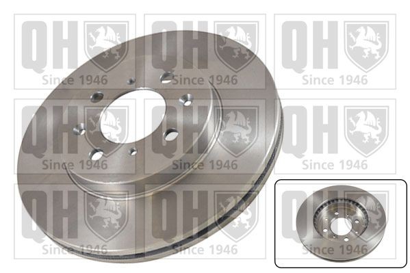 QUINTON HAZELL BDC5680: Bromsskiva Ø: 260mm, ventilerad, Ø: 260mm