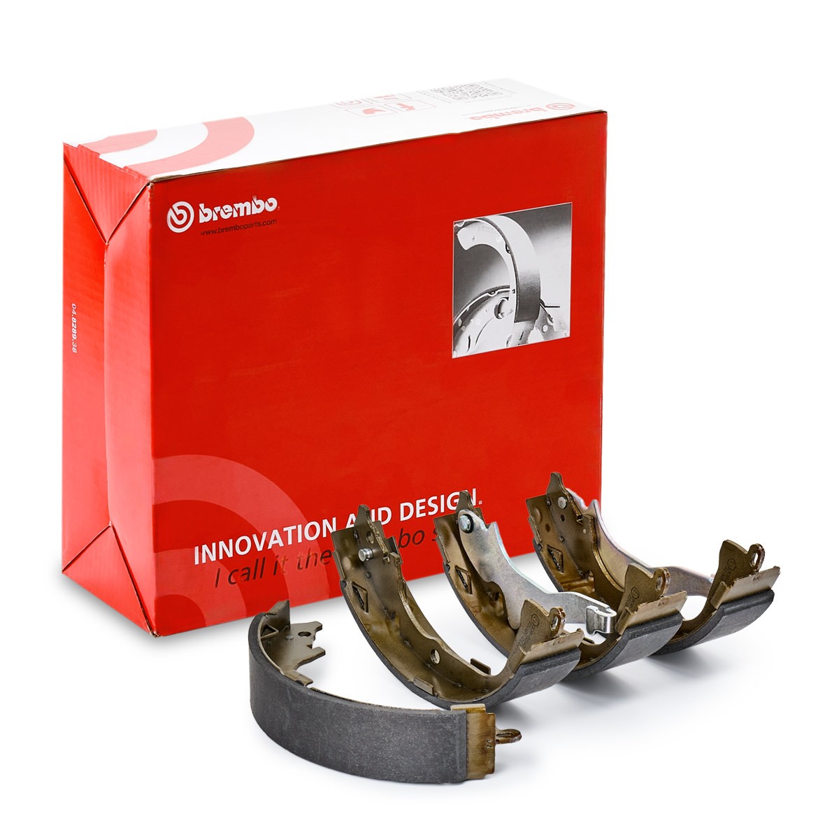 BREMBO S 85 542: Jeu de mâchoires de frein ESSENTIAL LINE avec levier frein à main