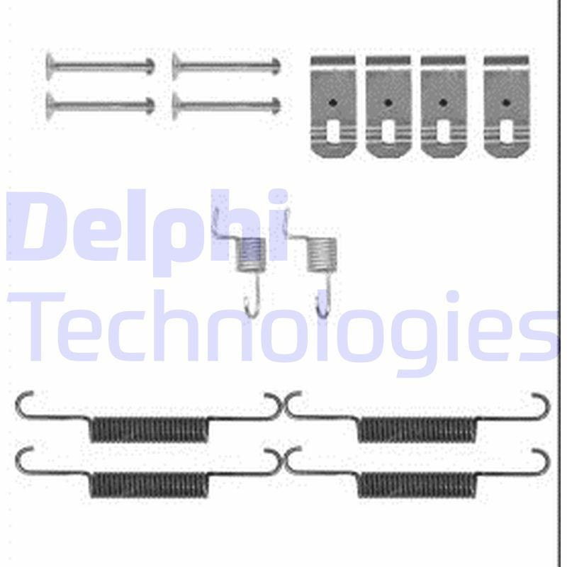 DELPHI LY1399: Lisakomplekt, seisupiduriklotsid