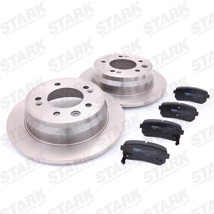 STARK SKBK-1090065: Pidurikomplekt, ketaspidur Tagasild, Ø: 262mm, täis, koos kokkusurumisvastase plekiga