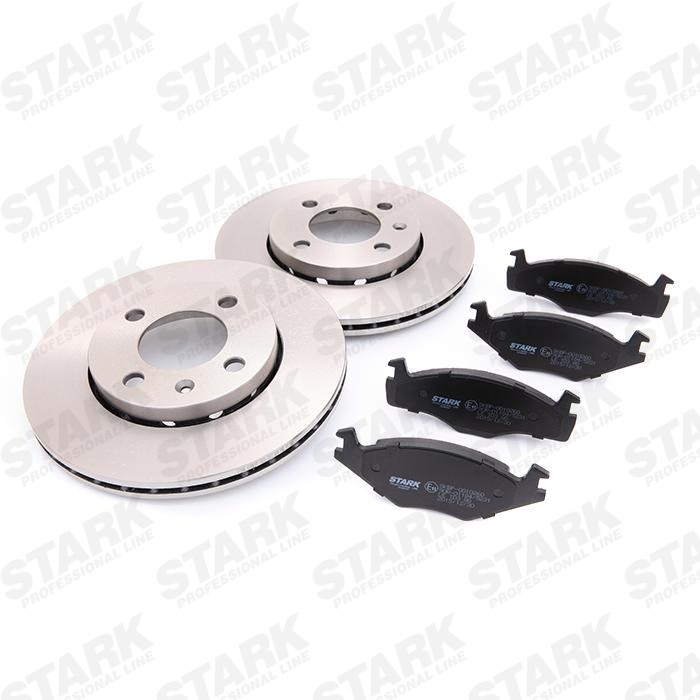 STARK SKBK-1090068: Pidurikomplekt, ketaspidur Esisild, Ø: 239mm, õhutusega