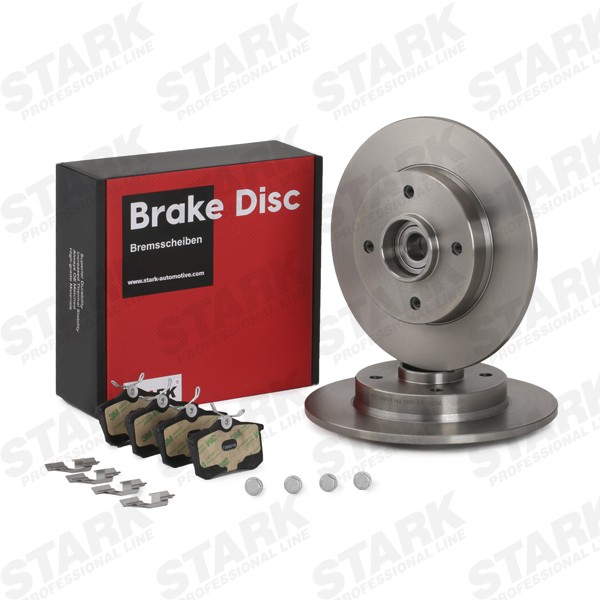 STARK SKBK-1090078: Pidurikomplekt, ketaspidur Tagasild, Ø: 249mm, täis, koos rattalaagri komplektiga, koos ABS-andurirõngaga