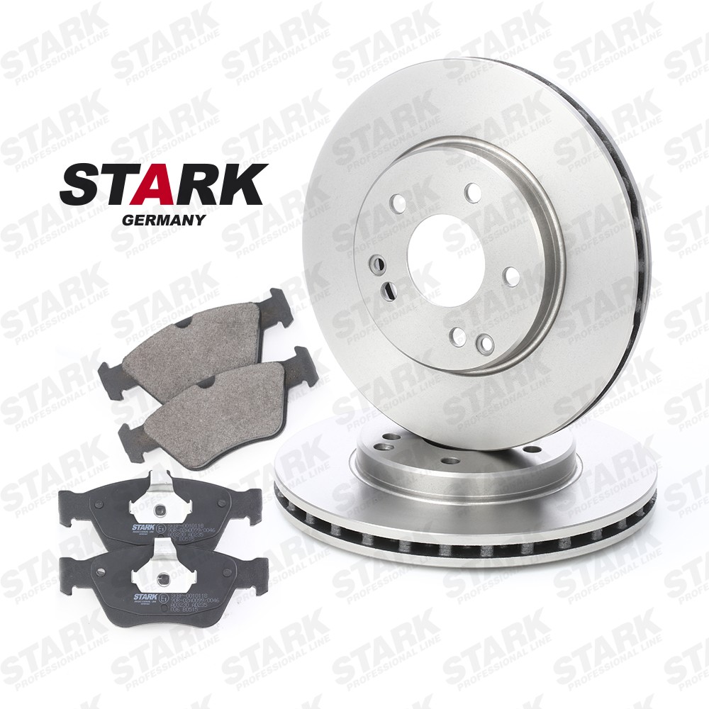STARK SKBK-1090091: Souprava brzd, koutocova brzda přední osa, R: 288mm, větráno