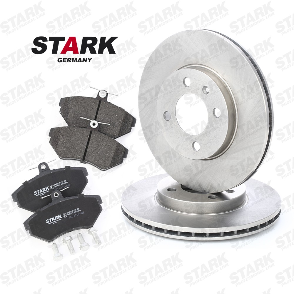 STARK SKBK-1090096: Pidurikomplekt, ketaspidur Esisild, Ø: 256mm, õhutusega