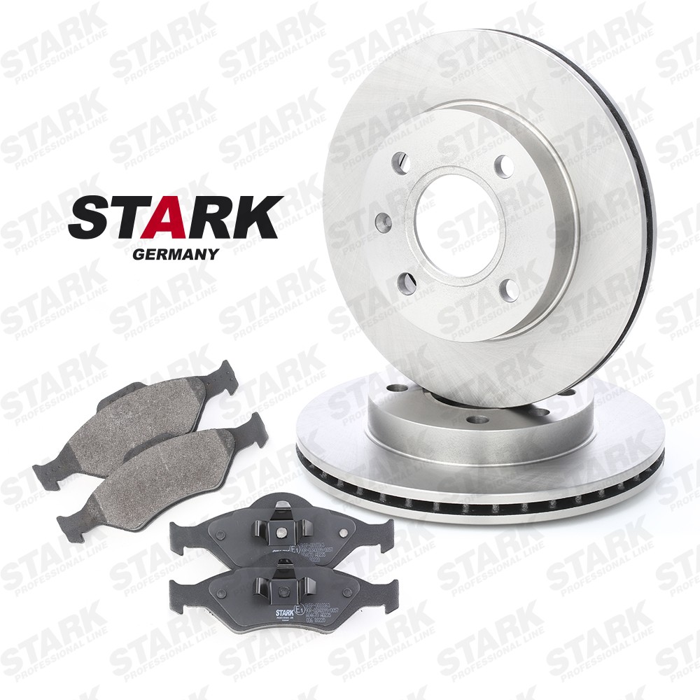 STARK SKBK-1090097: Souprava brzd, koutocova brzda přední osa, R: 240mm, větráno