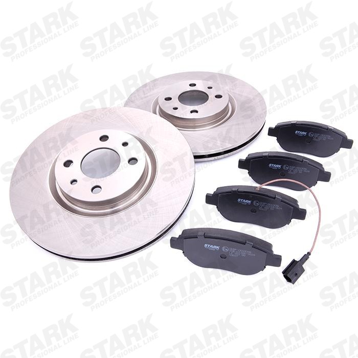 STARK SKBK-1090111: Pidurikomplekt, ketaspidur Esisild, Ø: 284mm, õhutusega